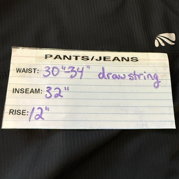 Marika Black Activewear Pants Women's XL Hiking Walking Easy Travel Lightweight - Picture 2 of 16